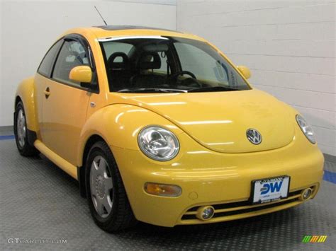 2000 Yellow Volkswagen New Beetle Gls 18t Coupe 26778349 Gtcarlot
