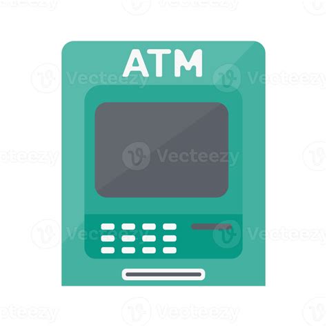 Green Atm For Withdrawing Cash From Banks 14550889 Png