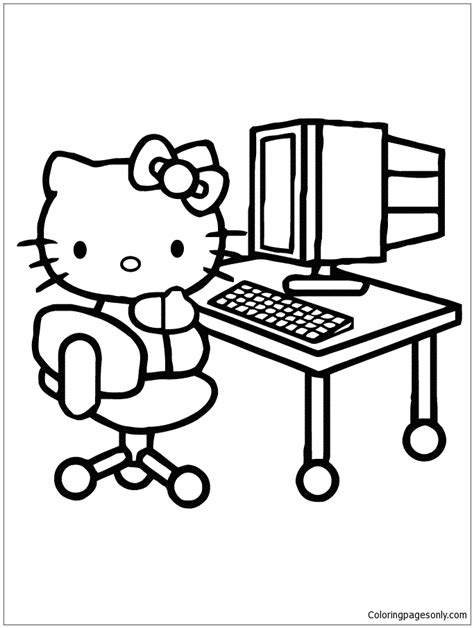 Disegno Da Colorare Computer Cat The Best Porn Website