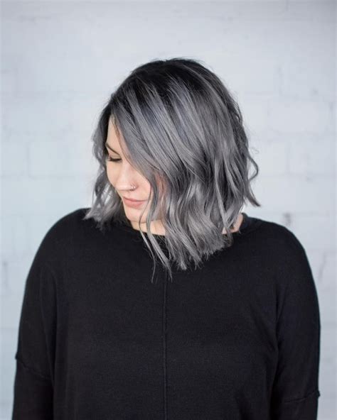 Steel Grey Aveda Hair Color By Aveda Artist Mallory Dejong Formula Foil 30vol Color Cleanse