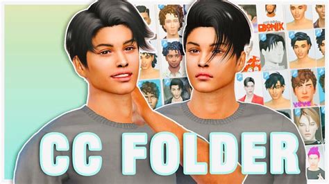 Male Hair Cc Folder 🌟 Sims 4 Male Hairstyles Mods Folder Free Download