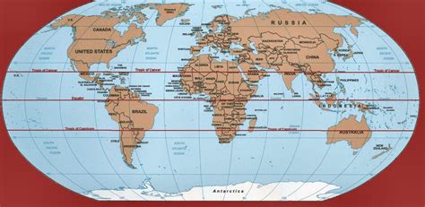 Trick To Remember Geography Countries Through Which Tropic Of Inside