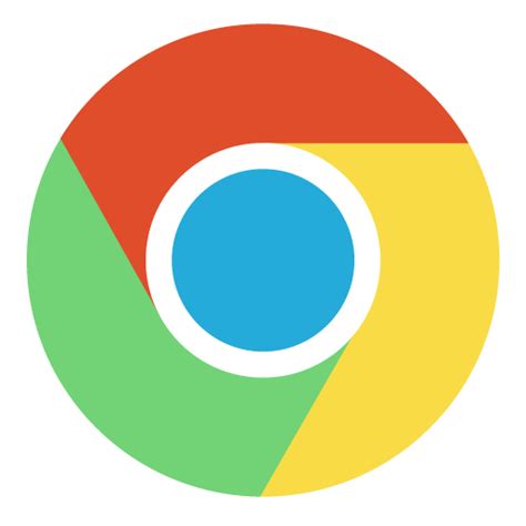 The google chrome logo has 4 colors: Google Chrome logo PNG