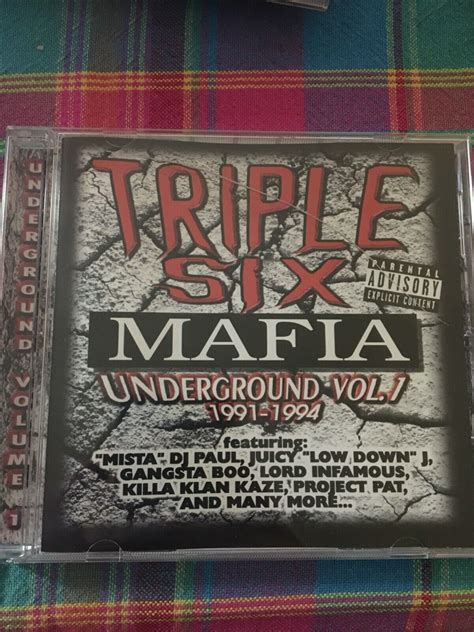 triple six mafia underground vol 1 1991 1994 cd memphis 90s