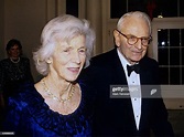 Washington, DC. 12-6-1992 Laurance Rockefeller and wife Mary arive at ...