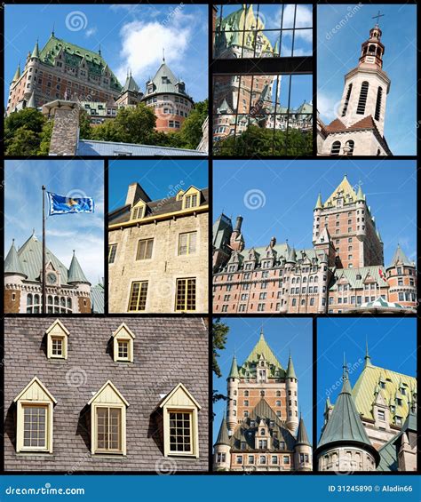 Quebec City Landmarks Canada Stock Photo Image 31245890