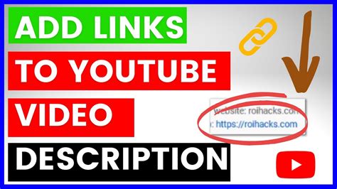How To Add Clickable Links To Youtube Video Description In 2023
