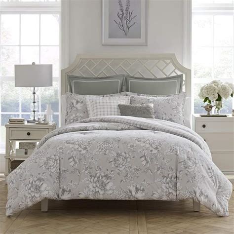 Ashley furniture homestore was established in 1945 and is well known for their recliners, upholstery, living room furniture, dining room sets, loveseats, and other. Laura Ashley Bridgette Cotton Reversible Comforter Set by ...