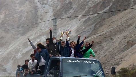 Young Women Display Stellar Action During Gilgit Baltistan Cricket