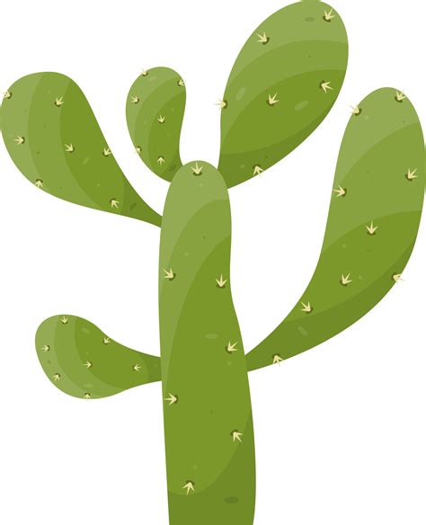 Cartoon Desert Cactus Plant 21611982 Png