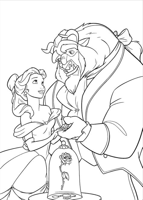 Alien landing on moon coloring pages. Beauty and the Beast Coloring Pages