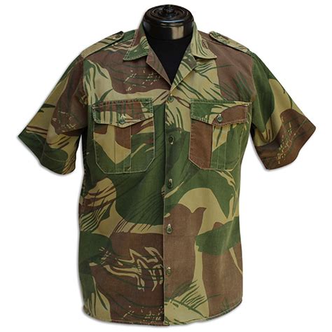 Rhodesian War Camouflage Uniform Top The Dog Tag