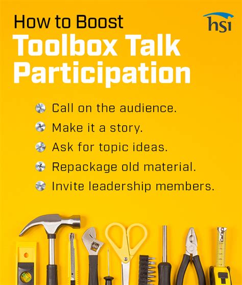 How To Give Effective Toolbox Talks Part 1 The Basics Hsi