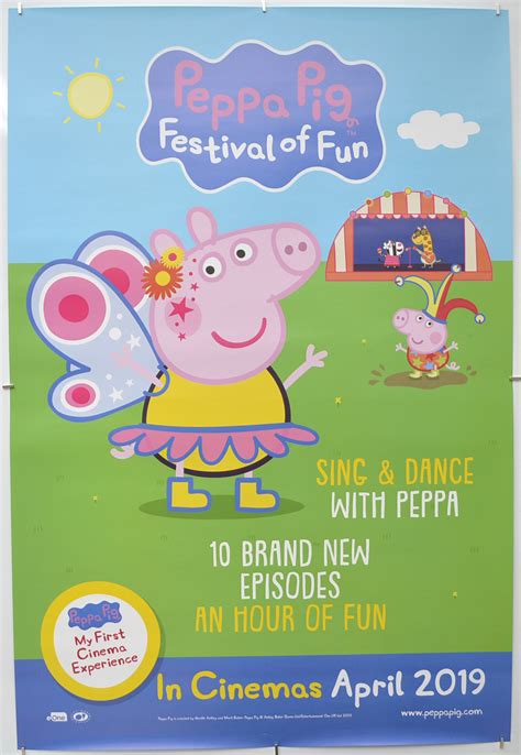 Peppa Pig Festival Of Fun Original Movie Poster
