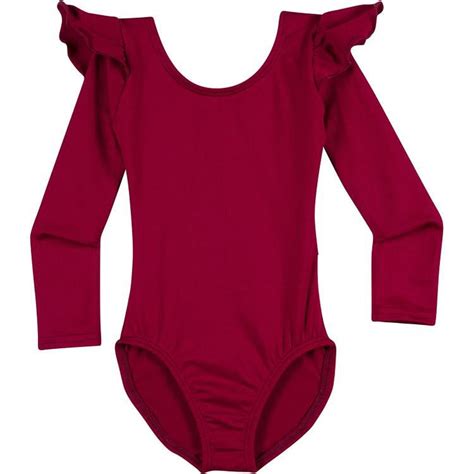 Ruffle Long Sleeve Dance Leotards Shop Our Girls And Toddlers Long