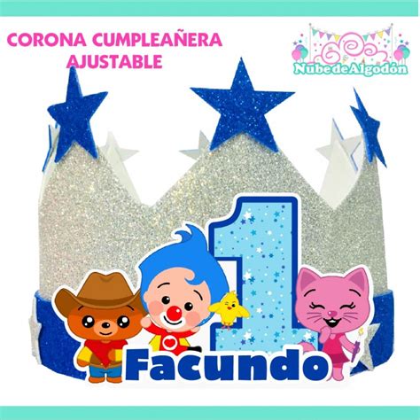 Pack Cumpleaños Payaso Plim Plim Niña Personalizado Casa Cuarentena