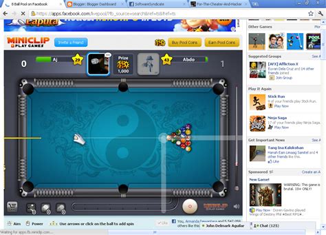 All of us get a number of 8 ball pool game requests from our friends, family on facebook. 8 ball pool instant win cheat engine