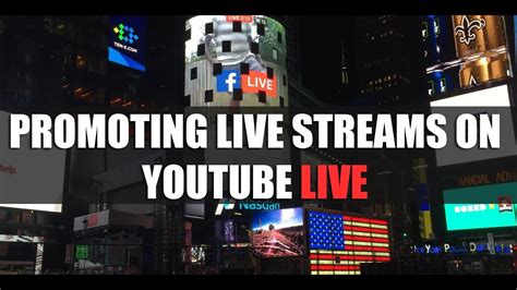 Promoting Youtube Live Streams Youtube