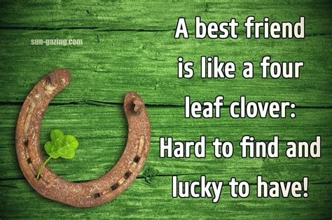 Best Friend Four Leaf Clover Quote Pictures Photos And Images For