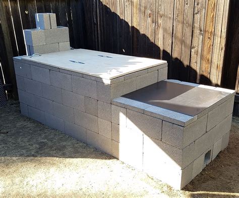 Cinder Block Cmu Offset Smoker 12 Steps With Pictures