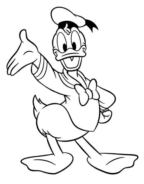Recortables De Dibujos Disney El Pato Donald Dibujos Para Cortar Y