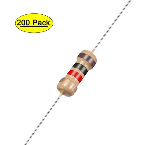 14 Watt 1k Ohm Carbon Film Resistors 5 Tolerances 025w 200pcs 4