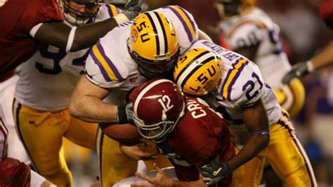 Best Games Of The Les Miles Era Alabama And The Valley Shook
