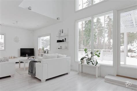 Designing Home Interior In A Pure White Palette White