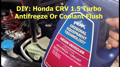 How To Flush Honda CRV 2017 2022 1 5 L Turbo Antifreeze Or Coolant
