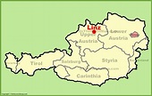 Linz location on the Austria Map - Ontheworldmap.com