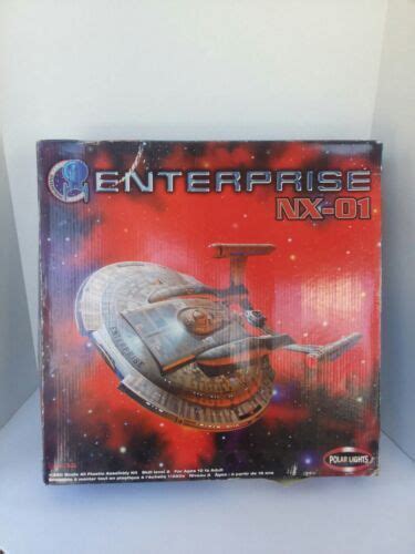 2004 Star Trek 1350 Scale Enterprise Nx 01 Model Kit Complete Polar