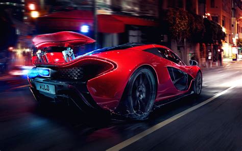 Mclaren 1920x1200 Night Lights Concept Art Glow Supercars