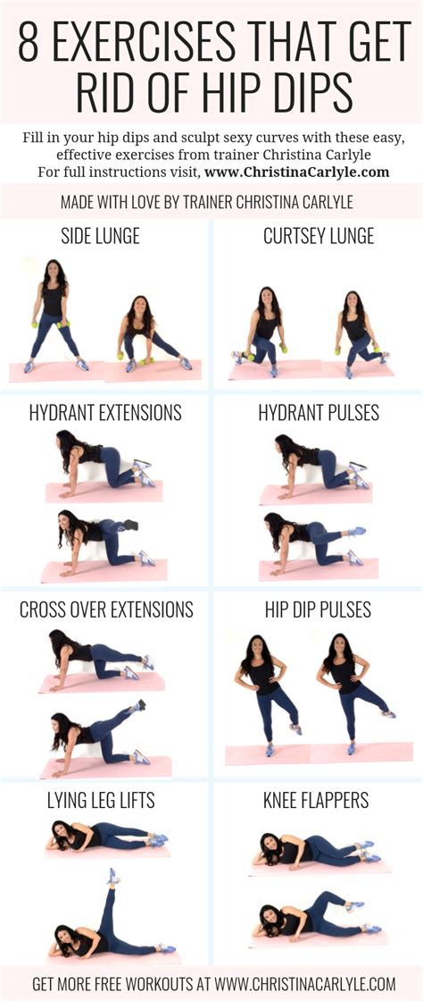 How To Get Rid Of Hip Dips And The Best Hip Dip Workout Best Exercise
