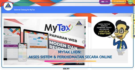 Juga semak status terkini lejar anda. MyTax LHDN: Akses Sistem & Perkhidmatan Secara Online