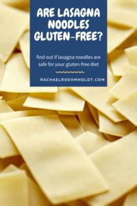 Gluten Free Lasagna Noodles Rachael Roehmholdt