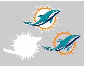 Describing the animal during the 1965 team name reveal, club founder notable logo changes. Miami dolphins decal | Etsy