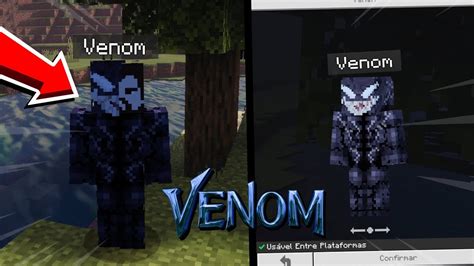Saiu Novo Venom Skin Pack Hd No Minecraft Pe