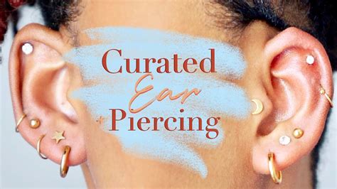 diy curated ear piercing my own ears dreamer diys youtube