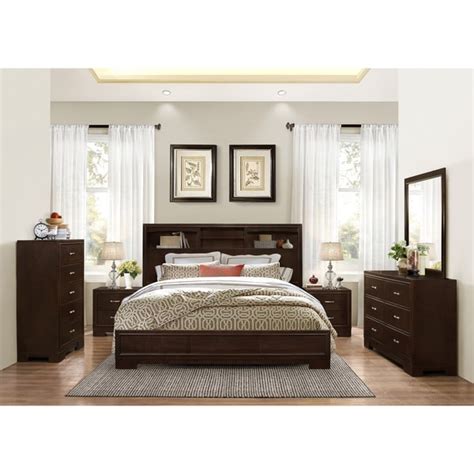king size bedroom sets cheap  society den trent panel  piece
