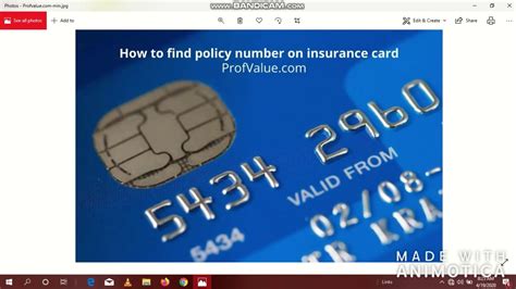 How To Find Your Policy Number On Insurance Card Youtube