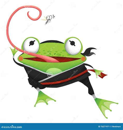 Creative Illustration And Innovative Art Frog Ninja Character Design