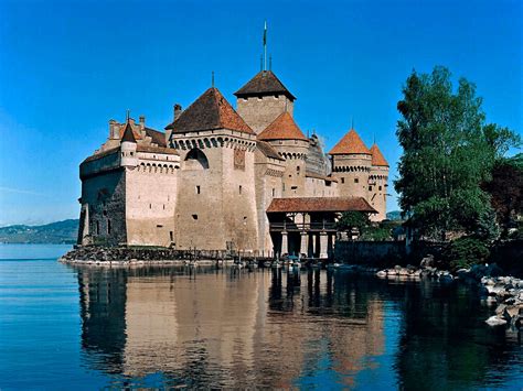 Ausflugszielech ® Schloss Chillon Schmuckstück Am Genfersee