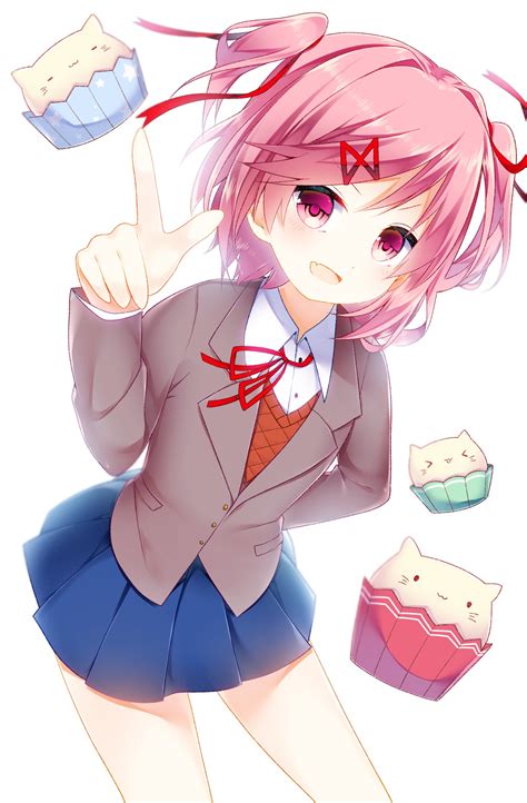 Natsuki Looking Really Adorable~ 💗 By Onuconyancoco On Twitter Rddlc