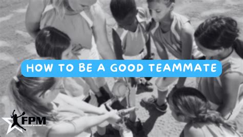 How To Be A Good Teammate Fastpitch Masters