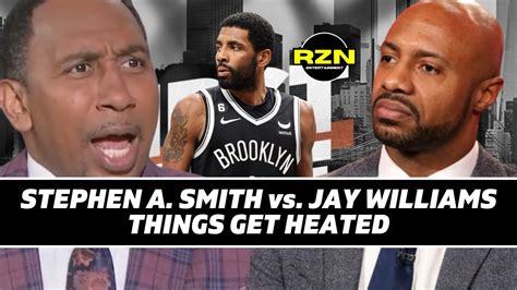 Stephen A Smith Vs Jay Williams Have A Hot Debate Over Kyrie Irving Epic Debate Youtube