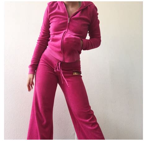 Hot Pink Juicy Couture Tracksuit In Juicy Tracksuit Juicy Couture Tracksuit Fashion