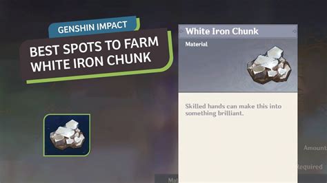 9 Best Places To Farm White Iron Chunks In Genshin Impact Worth