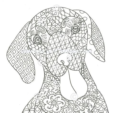 Dachshund Coloring Books For Adults And Children