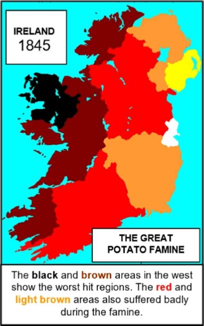 The Great Potato Famine In Ireland 1845 1852 Va