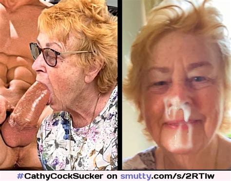 Cathycocksucker Cathy Blowjob Slut Granny Loves Sucking Off A Neighbours Big Cock